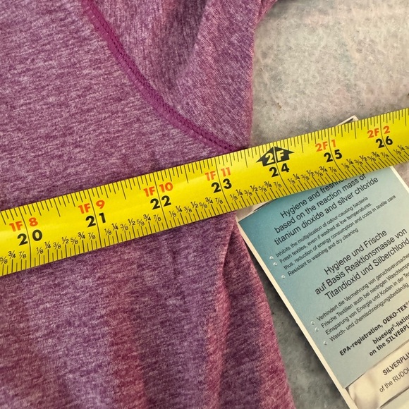 Gymwrap Heathered Knit Zip-Up Jacket W/Side Pockets Dahlia Purple Heather 1X - Picture 8 of 15